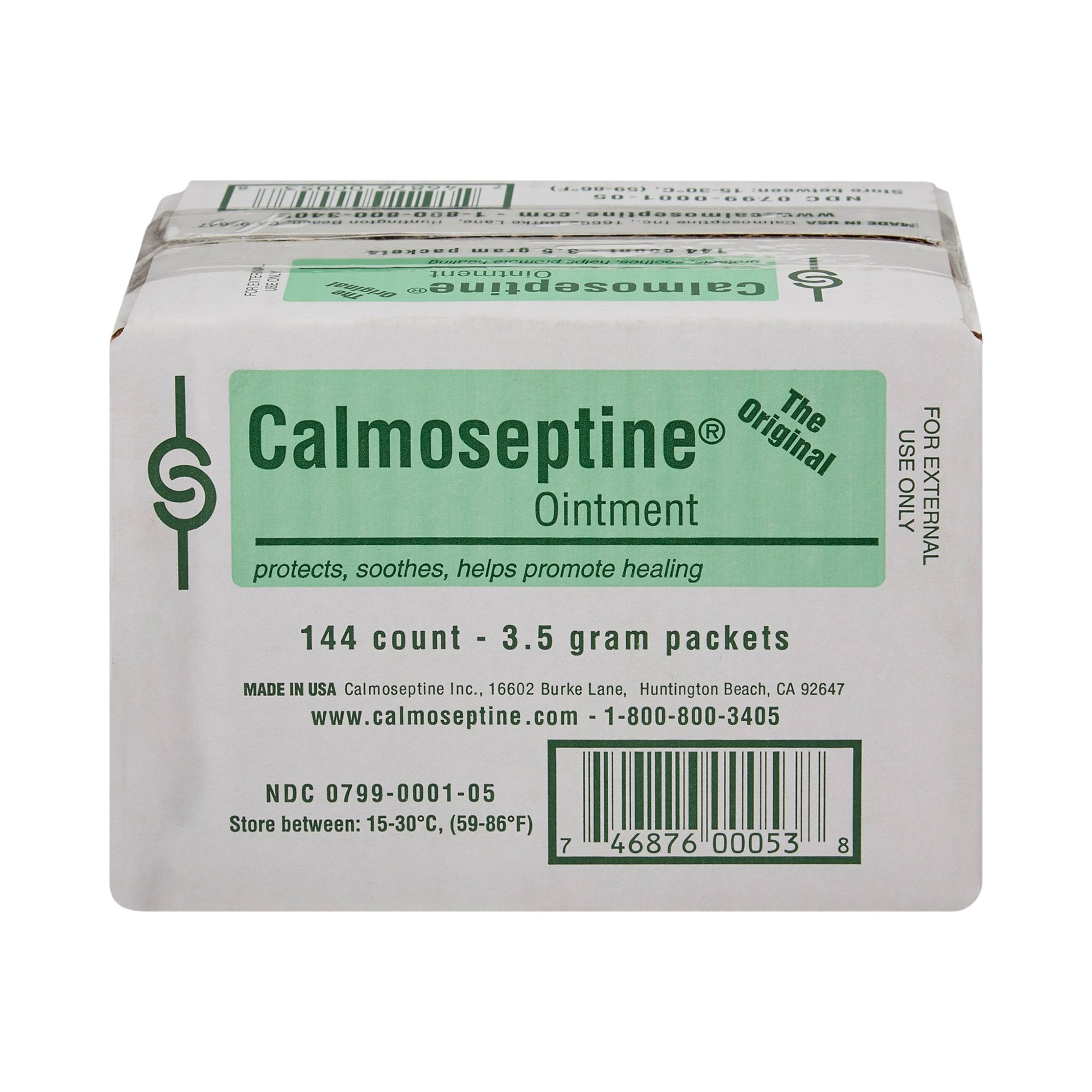 Skin Protectant Calmoseptine 0.125 oz. Individual Packet Scented Ointment | Box