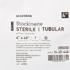 Surgical Stockinette Tubular McKesson 4 X 48 Inch Sterile, Packaging Type- Case