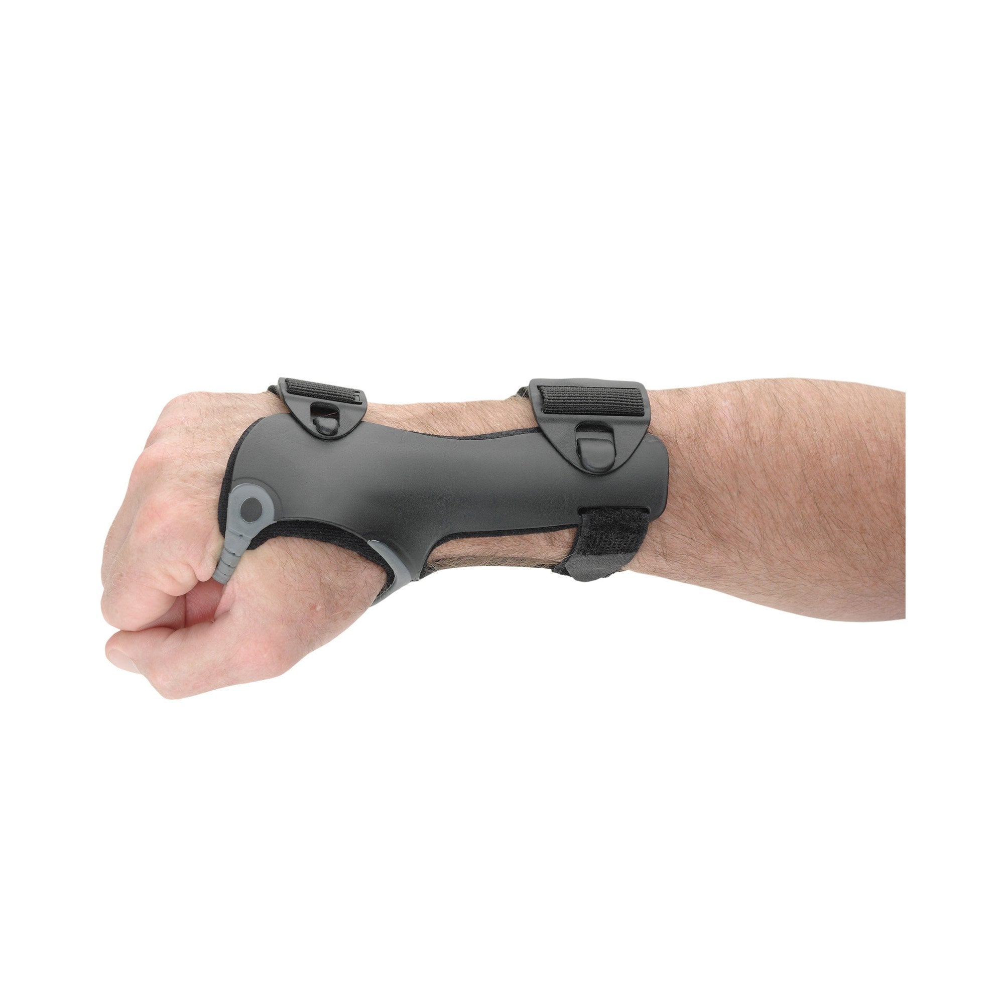Wrist Splint Ossur Exoform Carpal Tunnel Low Profile Plastic / Nylon Left Hand Black / Blue / Gray Medium,Packaging Type- Each