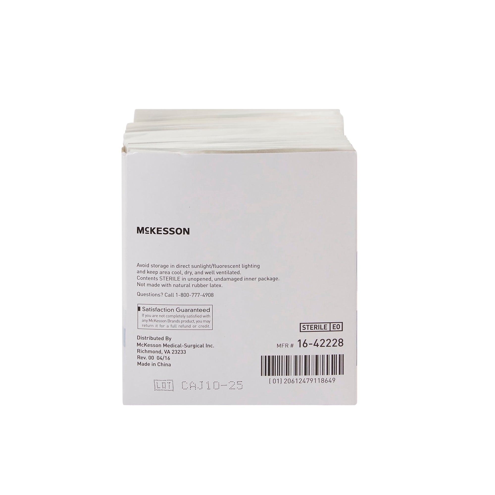Gauze Sponge McKesson 2 X 2 Inch 8-Ply Sterile 2 per Pack