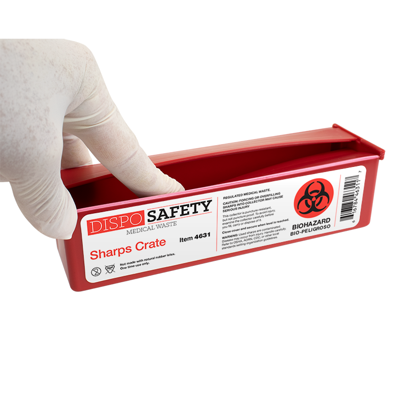 dynarex sharps crate