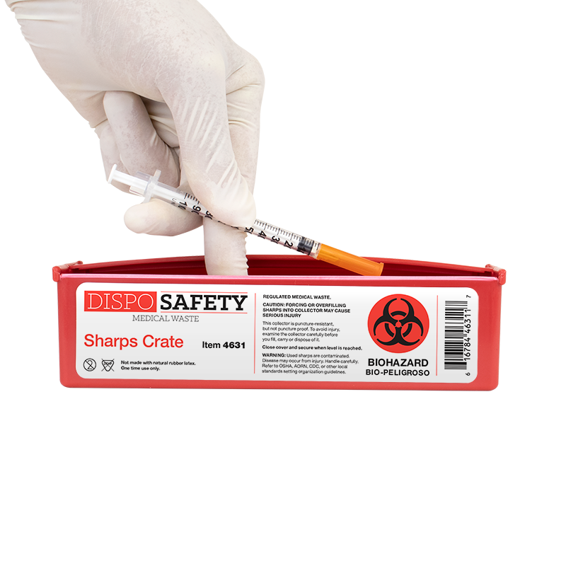 dynarex sharps crate