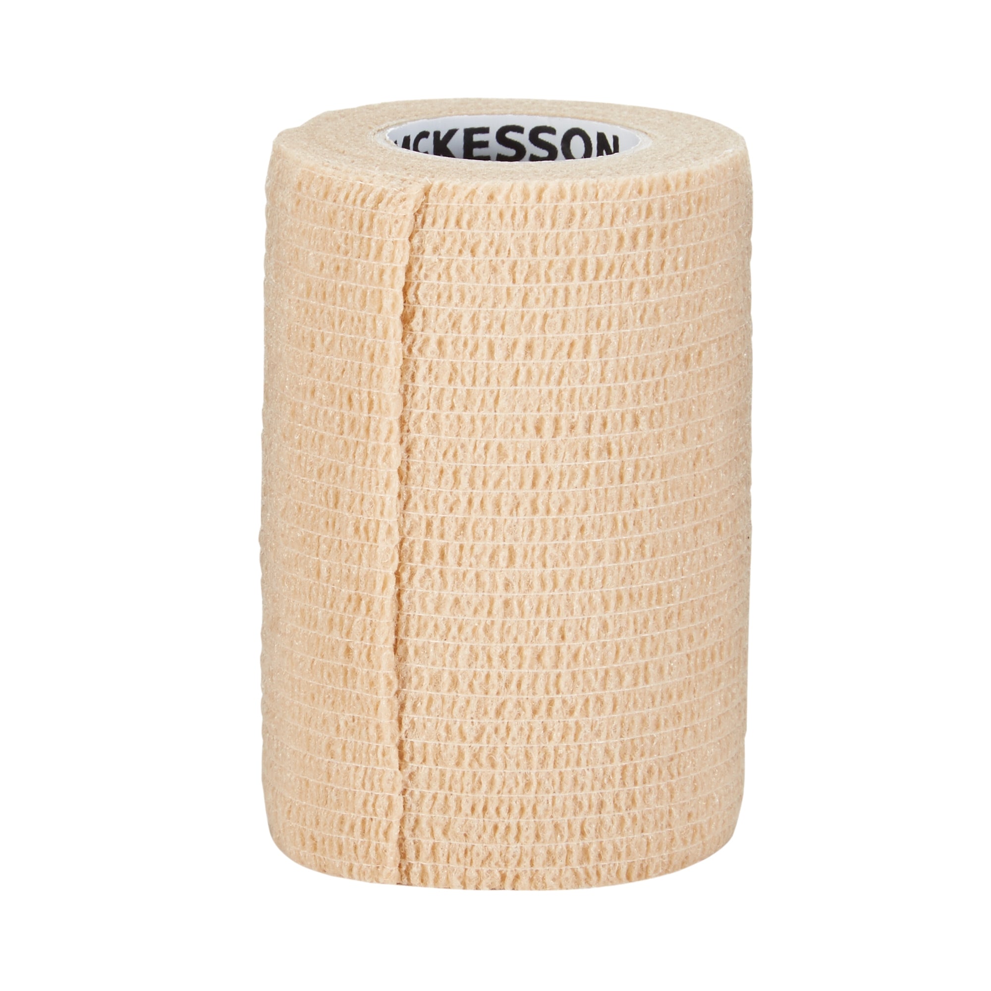 Cohesive Bandage McKesson 3 Inch X 5 Yard Self-adherent Closure Tan NonSterile Standard Compression, Packaging Type- Case