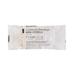 Cohesive Bandage McKesson 3 Inch X 5 Yard Self-adherent Closure Tan NonSterile Standard Compression, Packaging Type- Case