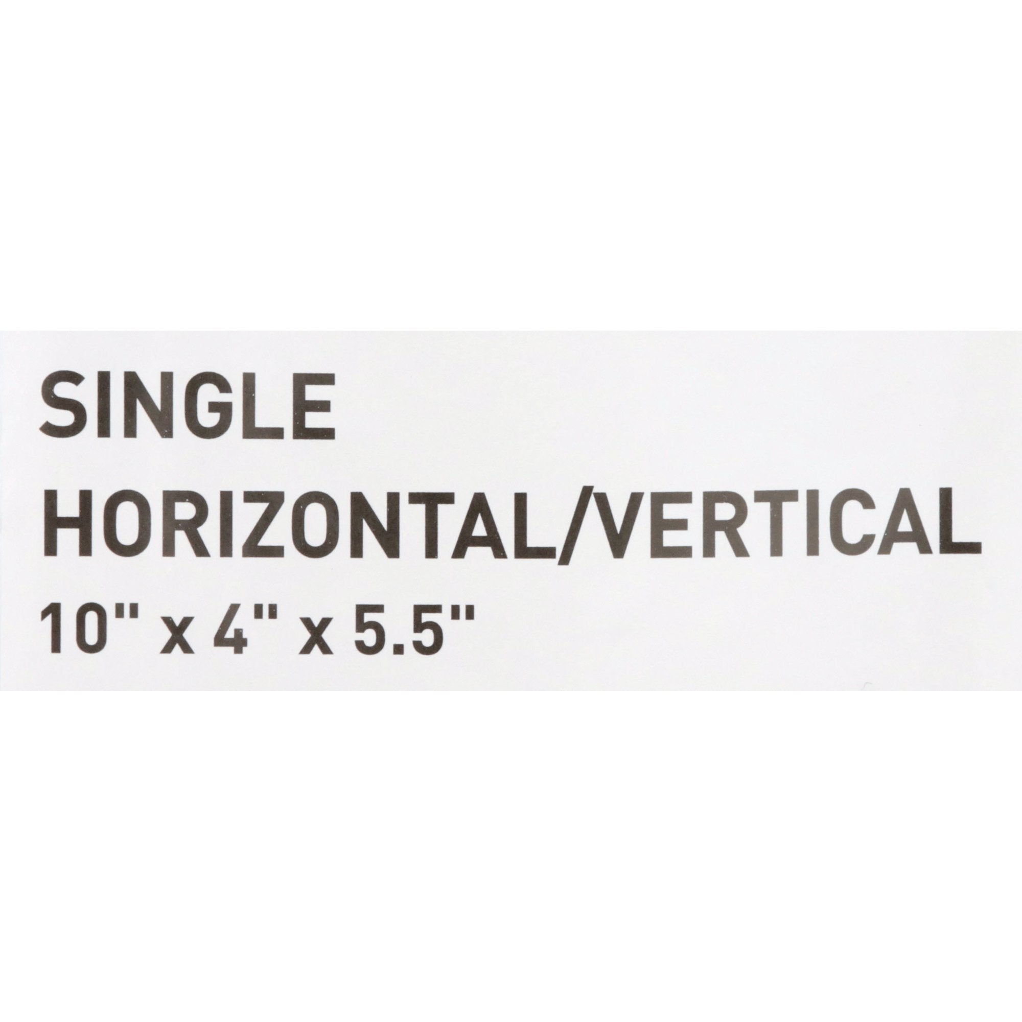 Glove Box Holder McKesson Horizontal or Vertical Mounted 1-Box Capacity Clear 4 X 5-1/2 X 10 Inch Plastic, Packaging Type- Case