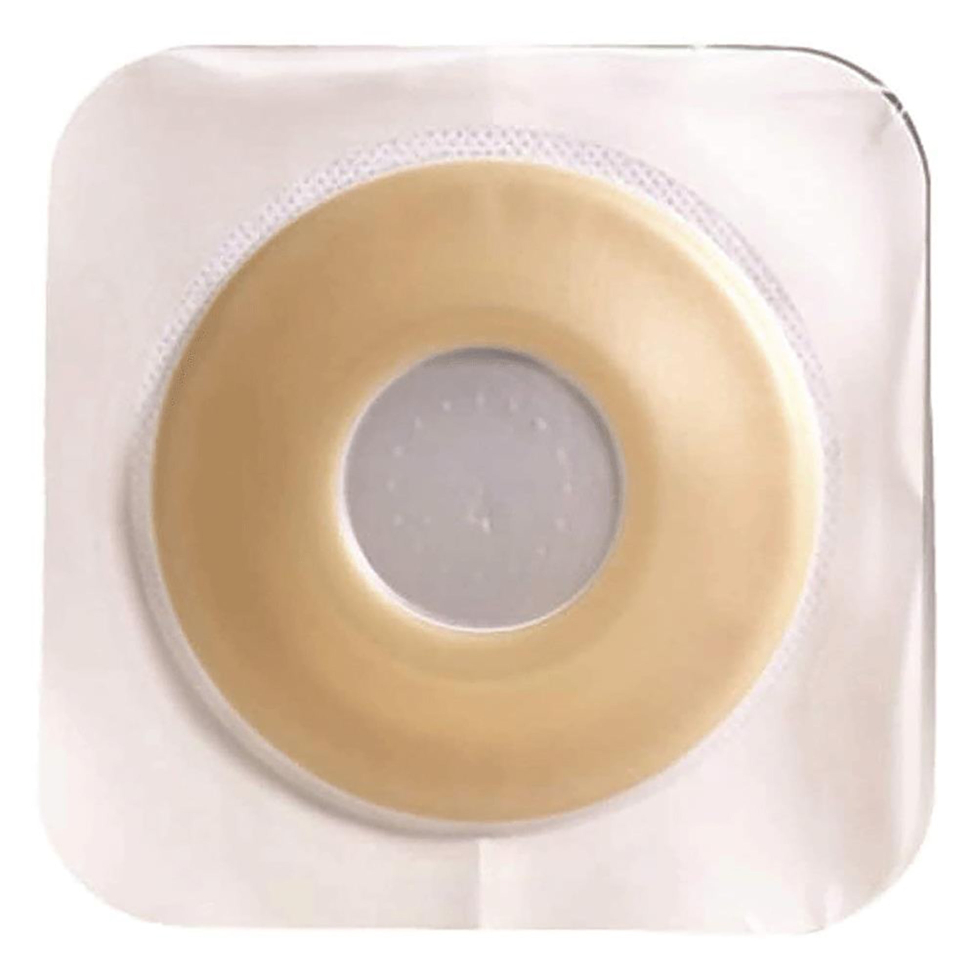 Ostomy Barrier Sur-Fit Natura Precut, Extended Wear Durahesive Adhesive 45 mm Flange Sur-Fit Natura System Hydrocolloid 5/8 Inch Opening 4-1/2 X 4-1/2 Inch | 10/Box