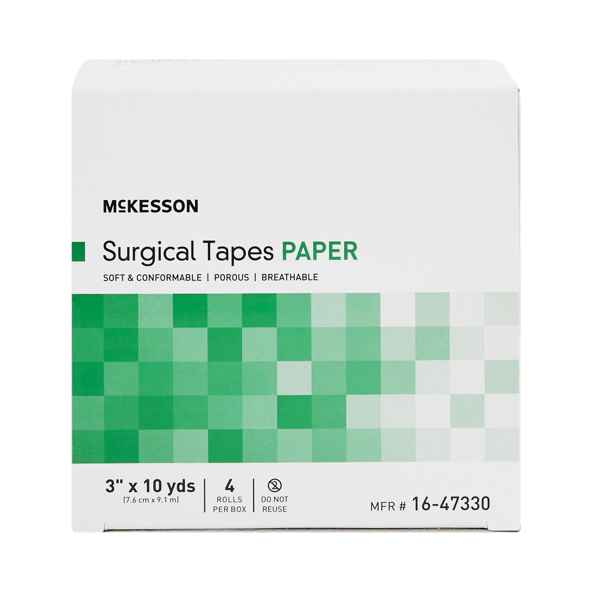 Medical Tape McKesson White 3 Inch X 10 Yard Paper NonSterile | 4RL/BX