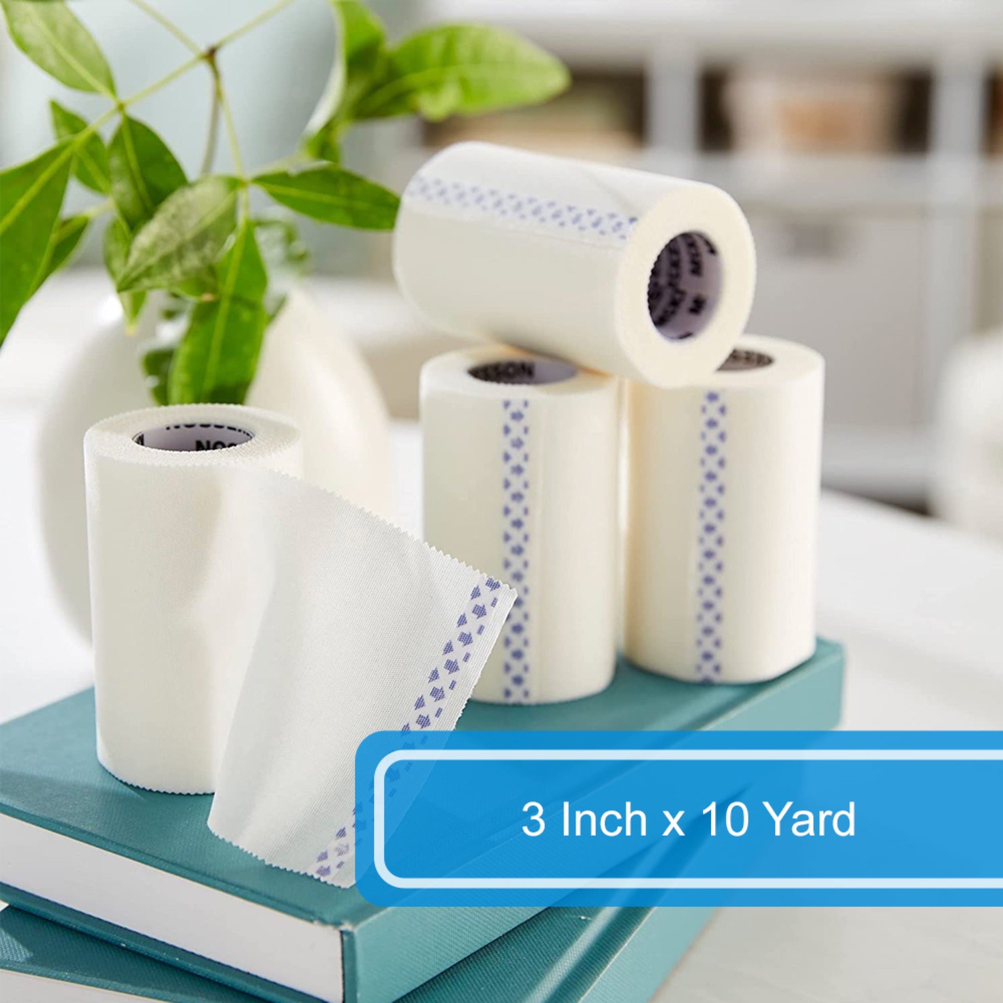 Medical Tape McKesson White 3 Inch X 10 Yard Silk-Like Cloth NonSterile