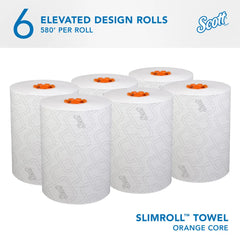 Paper Towel Scott Control Slimroll Hardwound Roll 8 Inch X 580 Foot | 6/Case