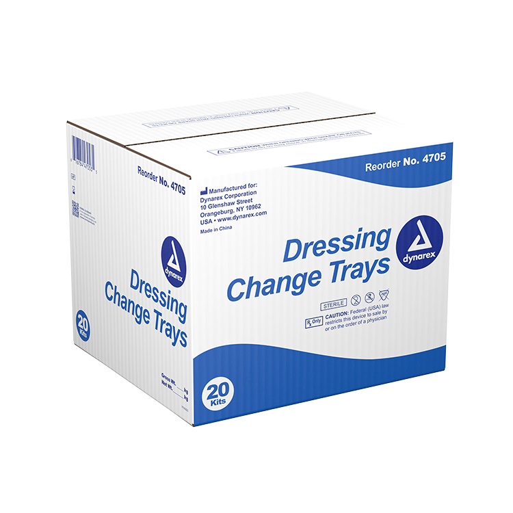 dynarex dressing change tray