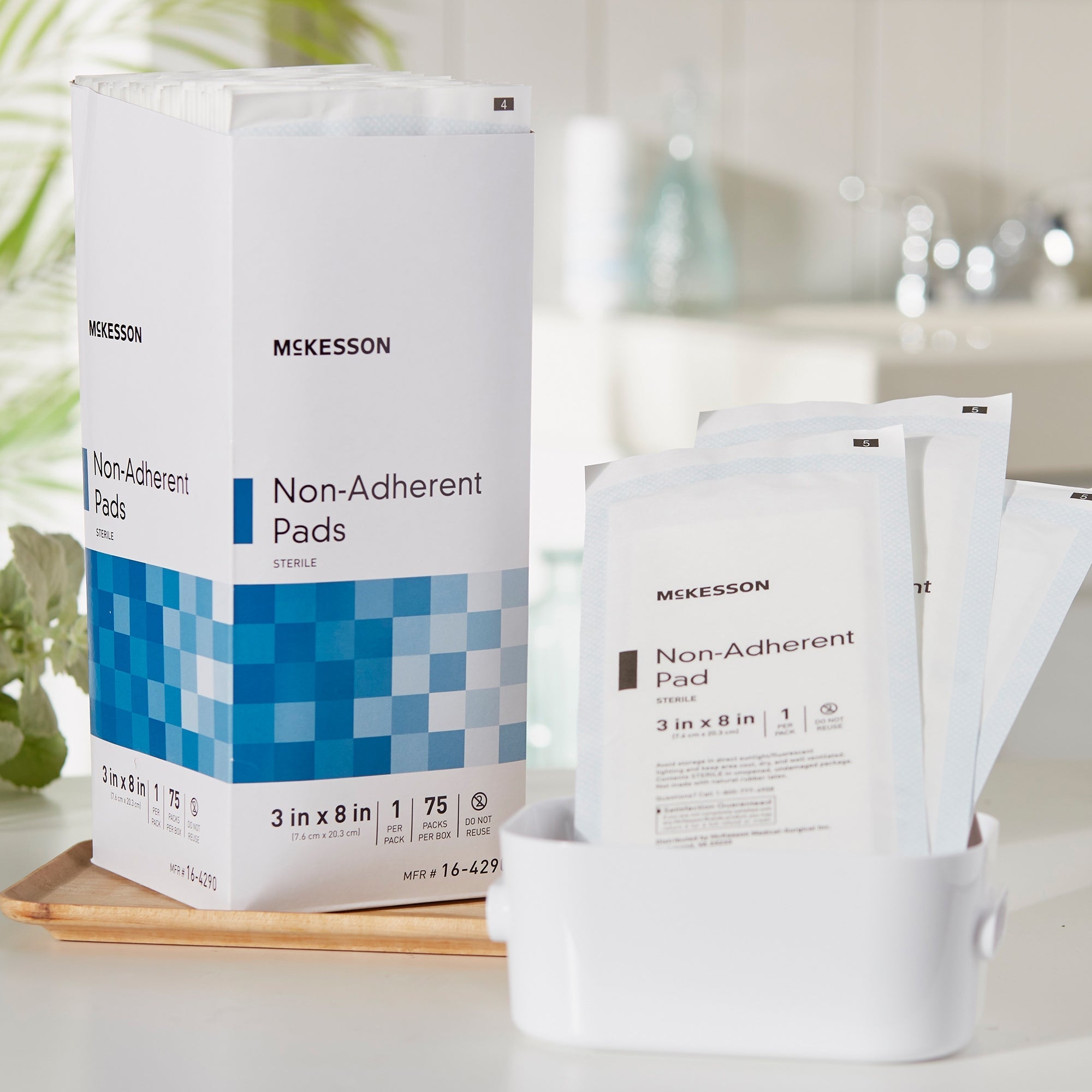 Non-Adherent Dressing McKesson 3 X 8 Inch Sterile 75 per Pack