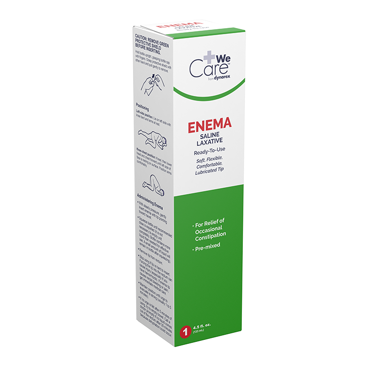 Enema 4.5 oz. 100% Strength Saline Enzyme,Packaging Type- Each