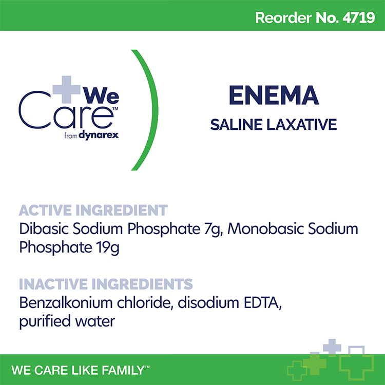 Enema 4.5 oz. 100% Strength Saline Enzyme,Packaging Type- Each