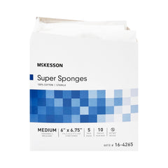 Fluff Dressing McKesson 6 X 6-3/4 Inch Sterile 5 per Pack, Packaging Type- Case