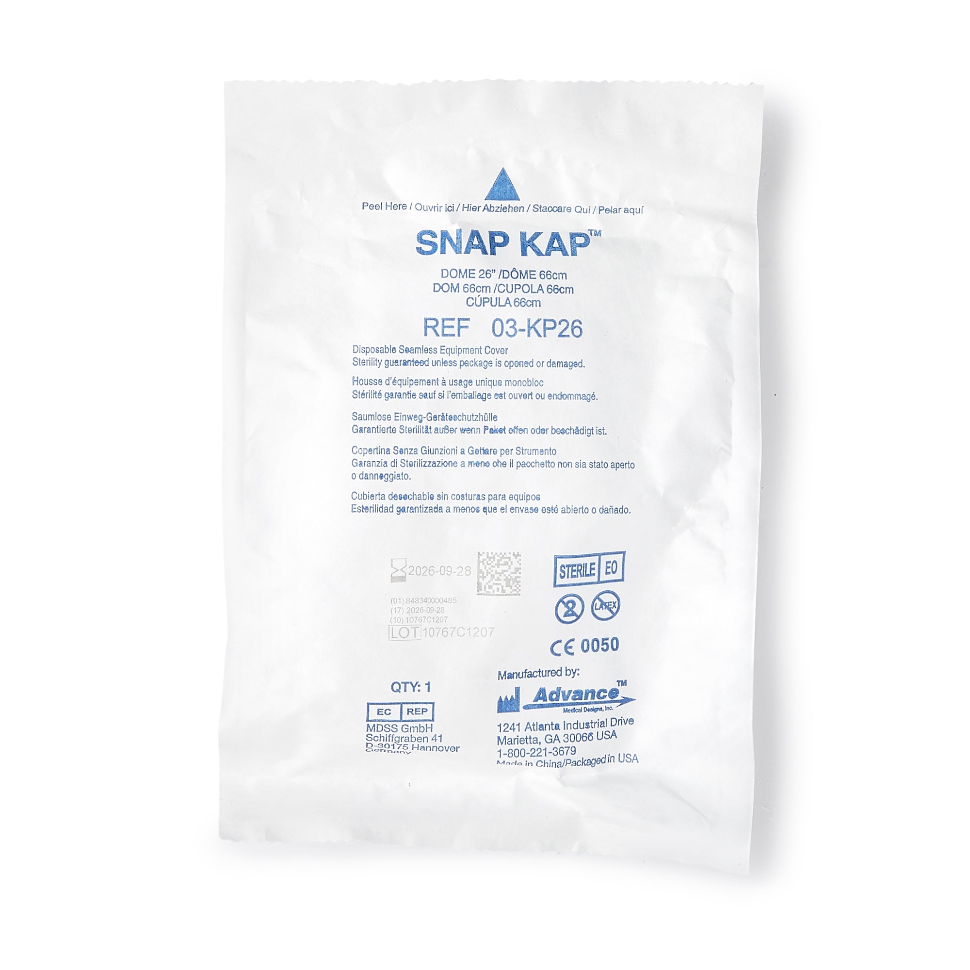 Dome Cover Advance 26 Inch Depth General Purpose