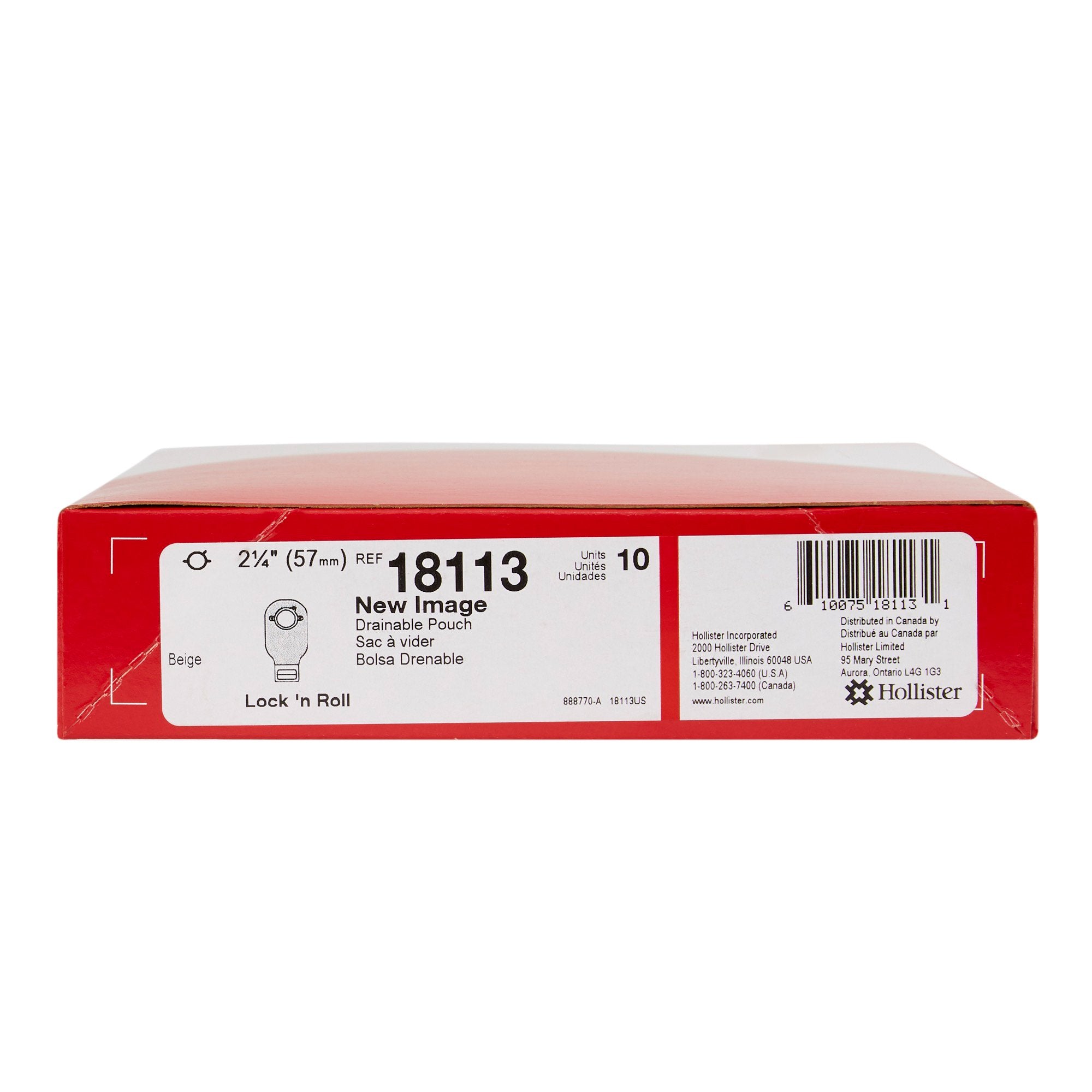 Colostomy Pouch New Image Two-Piece System 12 Inch Length Drainable,Packaging Type- Box