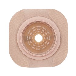 Ostomy Barrier New Image Flextend Trim to Fit, Standard Wear Adhesive Tape 57 mm Flange Red Code System Hydrocolloid Up to 1-3/4 Inch Opening