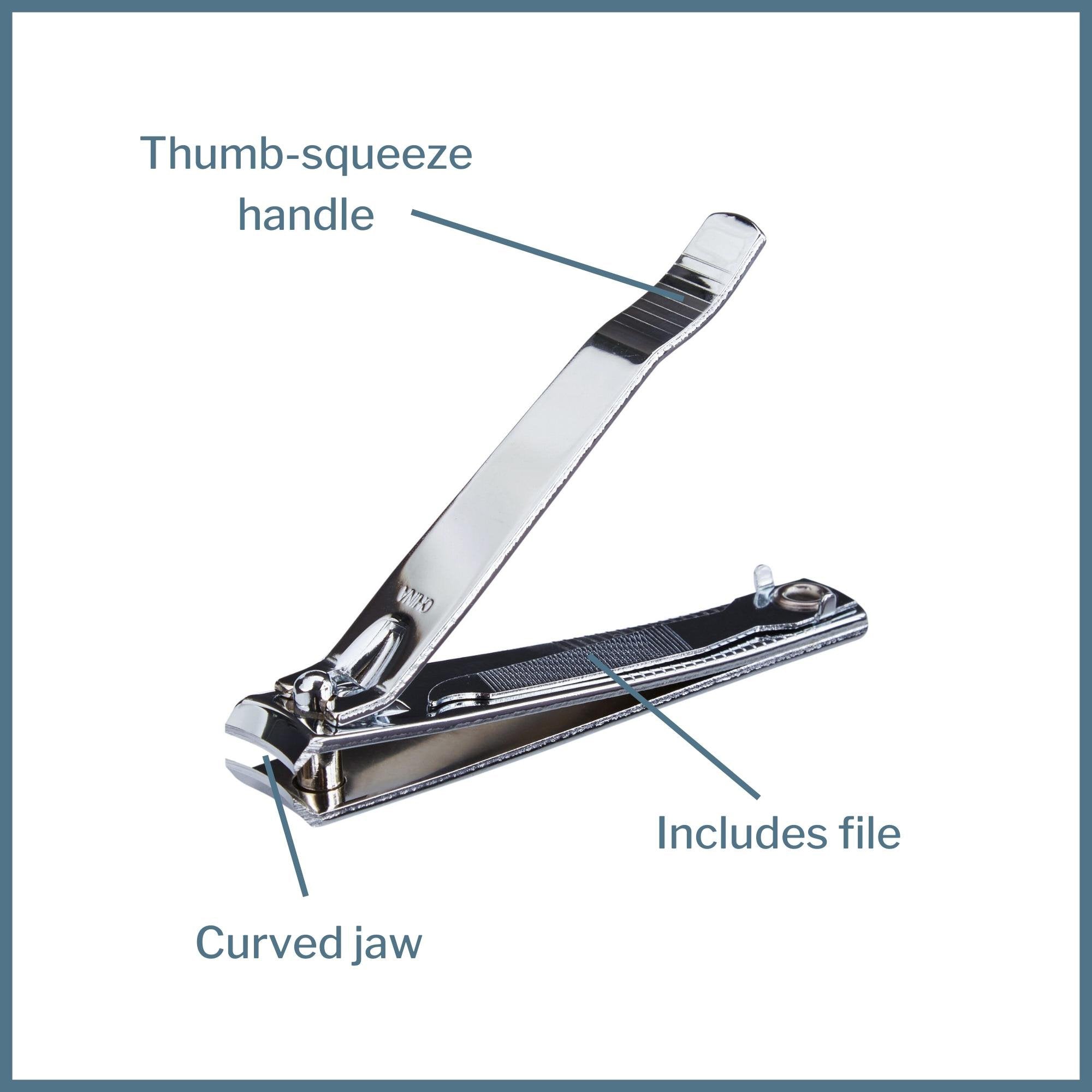 Toenail Clippers McKesson Thumb Squeeze Lever, Packaging Type- Case