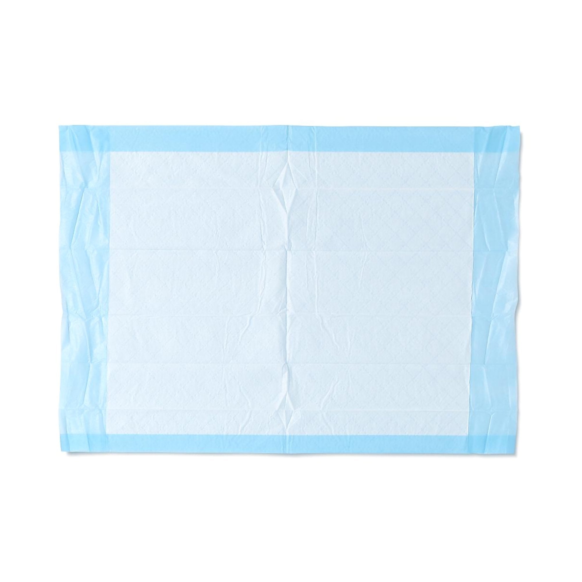 Disposable Underpad Protection Plus 17 X 24 Inch Fluff Light Absorbency, Packaging Type- Case