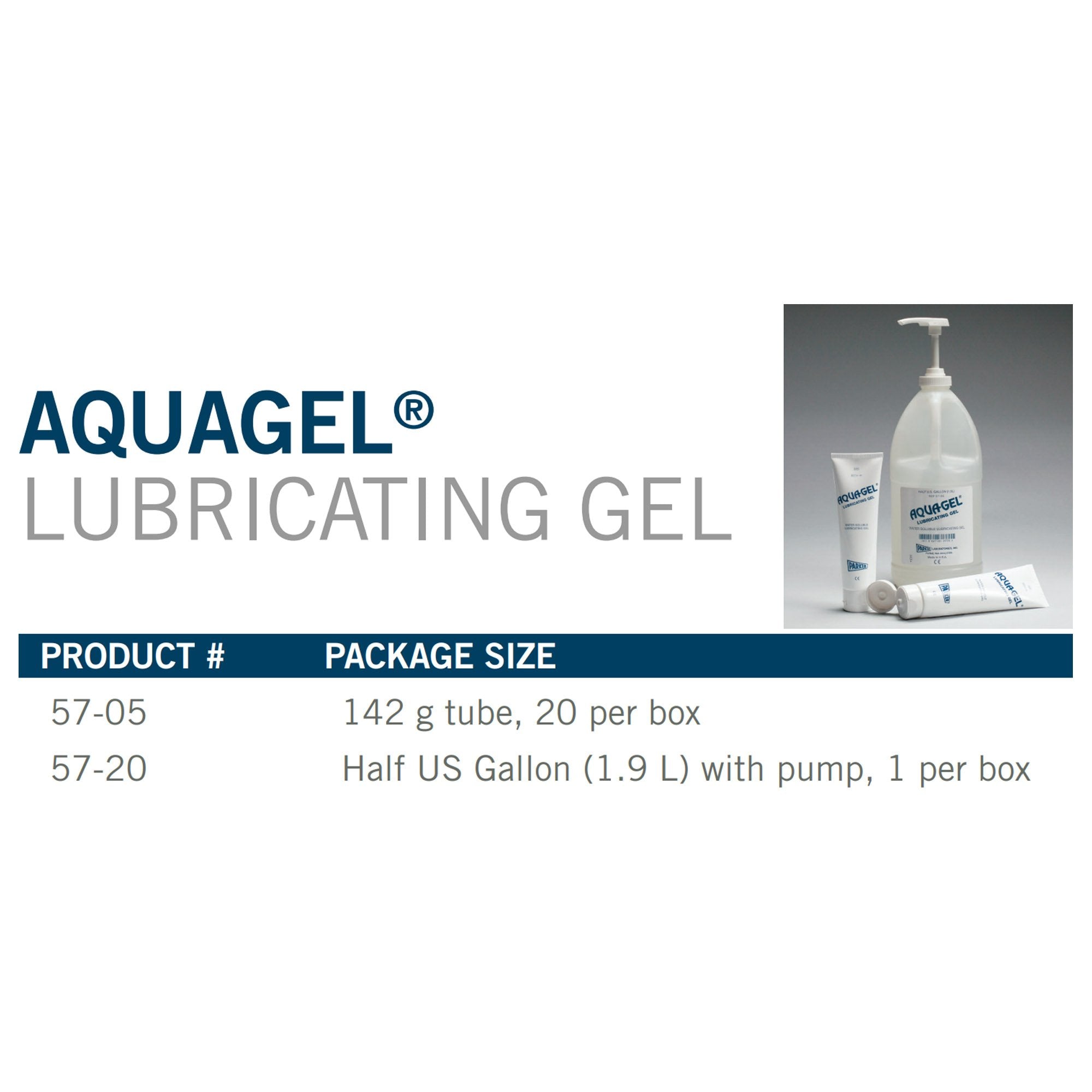 Aquagel Lubricating Jelly 5 Oz Flip-top Tube