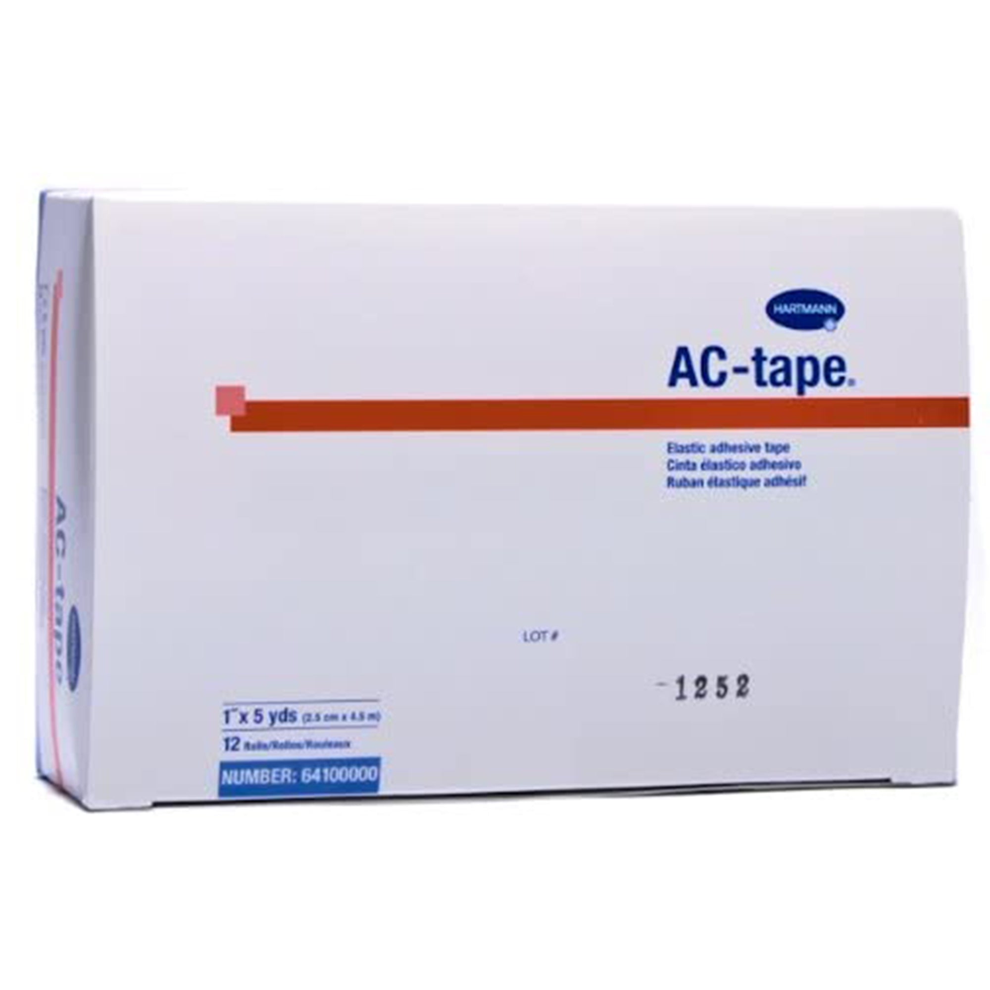Athletic Tape AC-tape Tan 1 Inch X 5 Yard Cotton NonSterile,Packaging Type- Box
