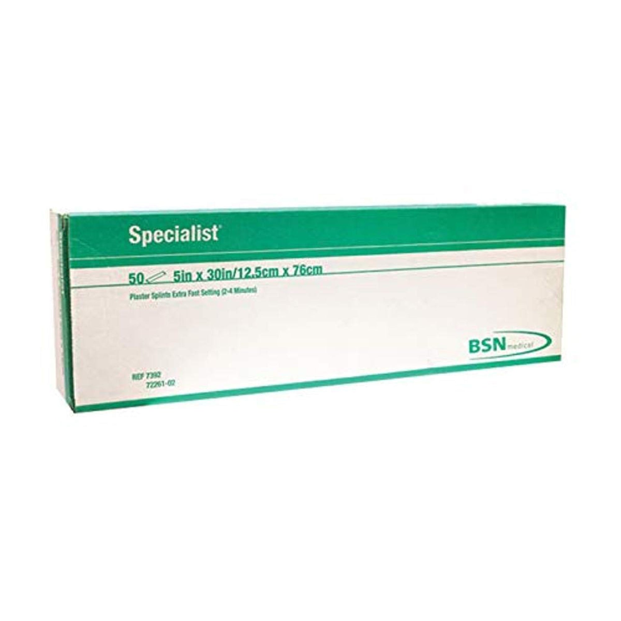 Plaster Splint Specialist 5 X 30 Inch Plaster of Paris White,  Packaging Type- Case
