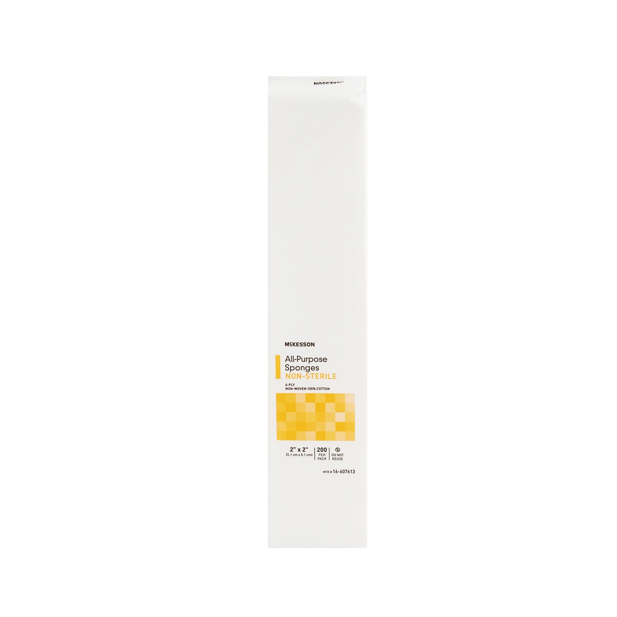 Nonwoven Sponge McKesson 2 X 2 Inch 4-Ply NonSterile 200 per Pack, Packaging Type- Case