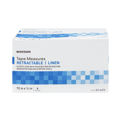Measurement Tape McKesson 72 Inch Cloth Reusable English / Metric, Packaging Type- Box