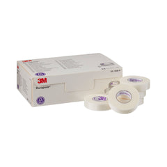 Medical Tape 3M Durapore White 1 Inch X 10 Yard Silk-Like Cloth NonSterile - 1/2 inch x 10 yd (Case)