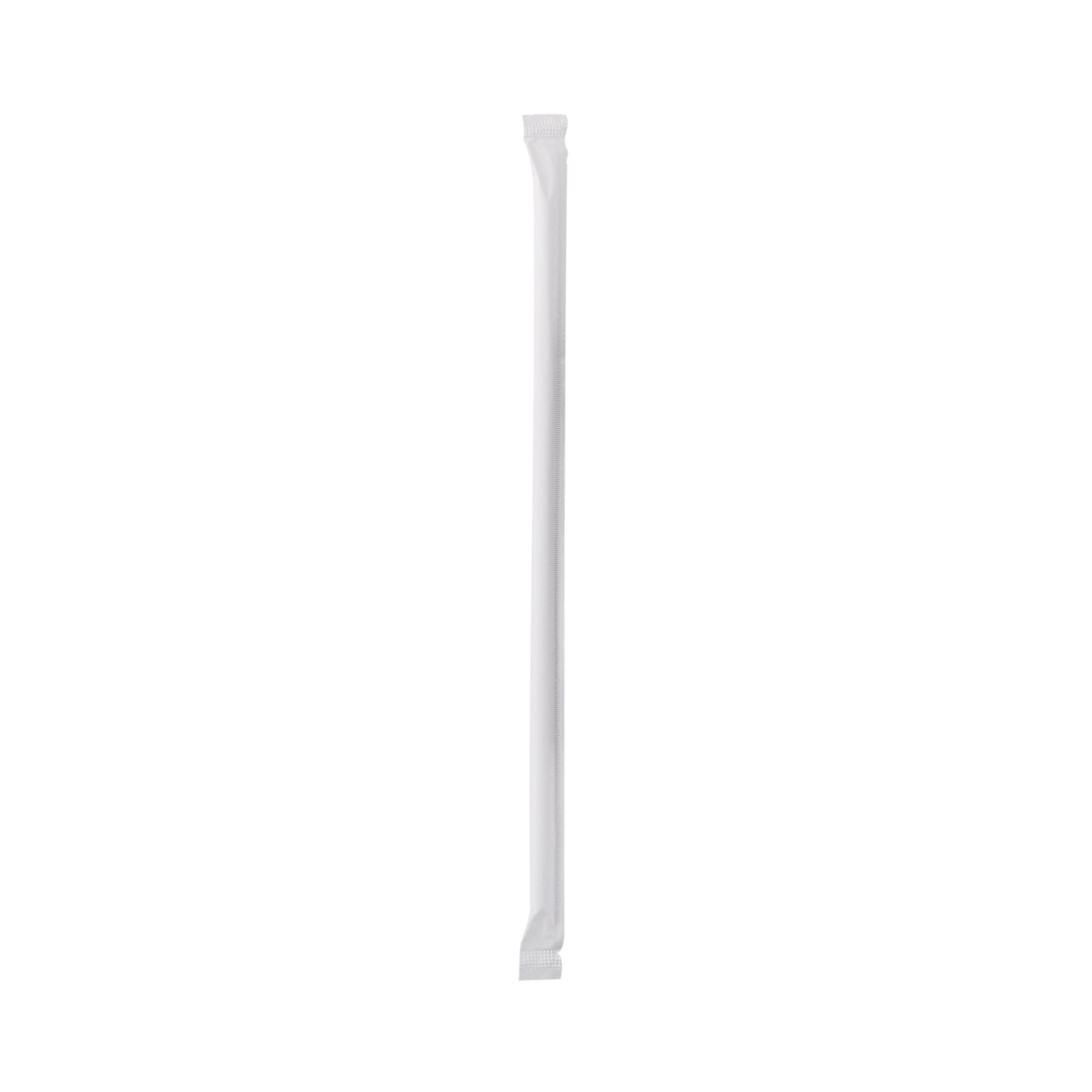 Flexible Drinking Straw McKesson 7-3/4 Inch Length White Individually Wrapped, Packaging Type- Case