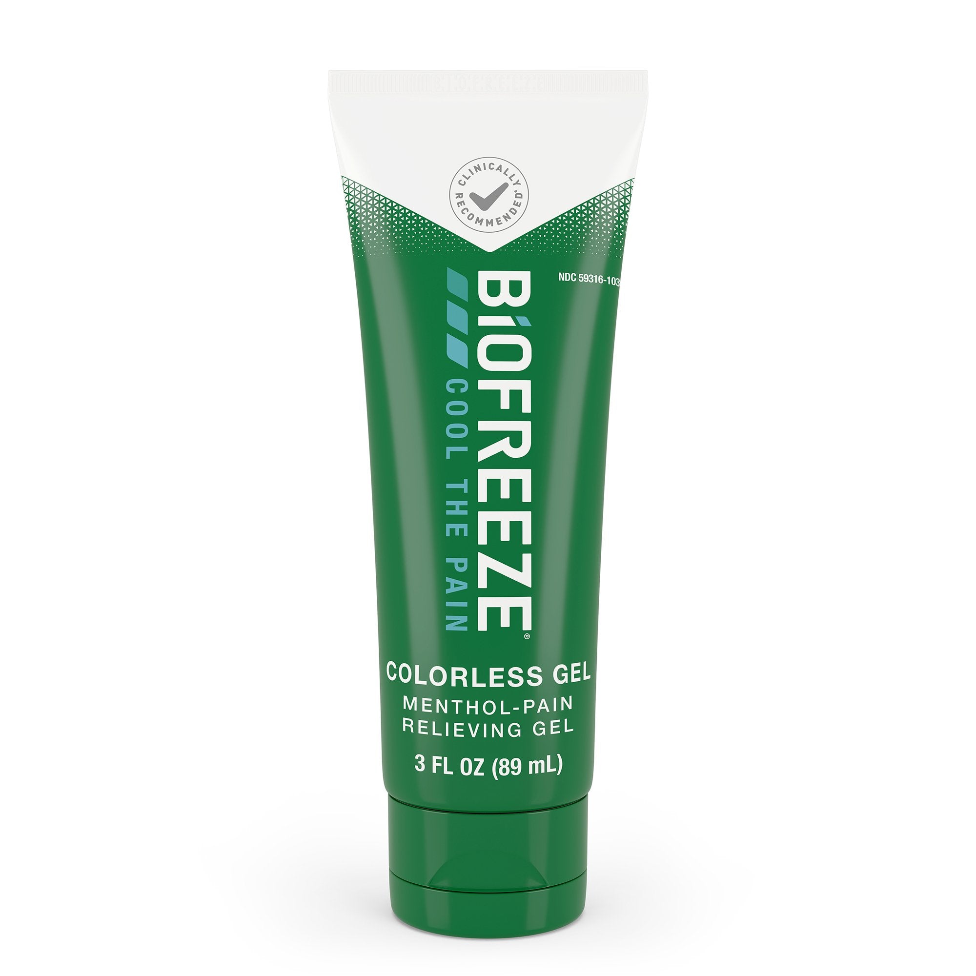 Topical Pain Relief Biofreeze 5% Strength Menthol Gel 3 oz.