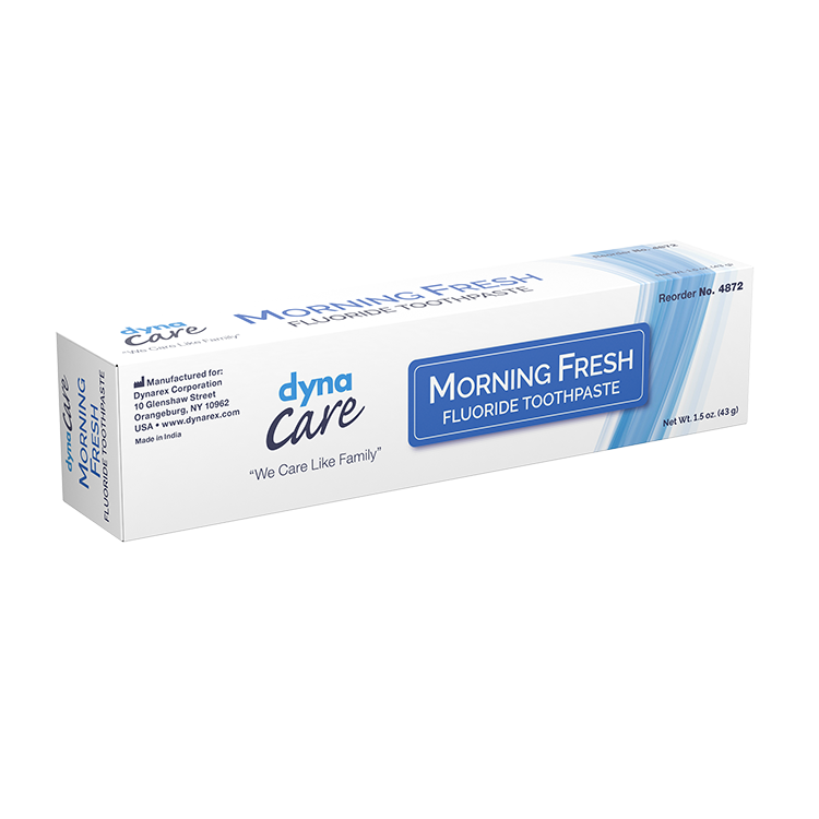 Dynarex Morning Fresh Mint Toothpaste with Fluoride