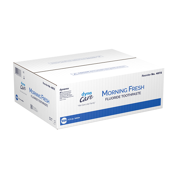 Dynarex Morning Fresh Mint Toothpaste with Fluoride