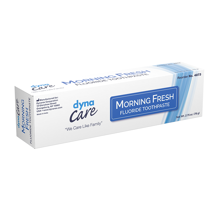 Dynarex Morning Fresh Mint Toothpaste with Fluoride