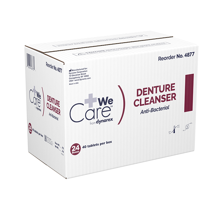 Denture Cleaner We Care from Dynarex, Packaging Type- Case