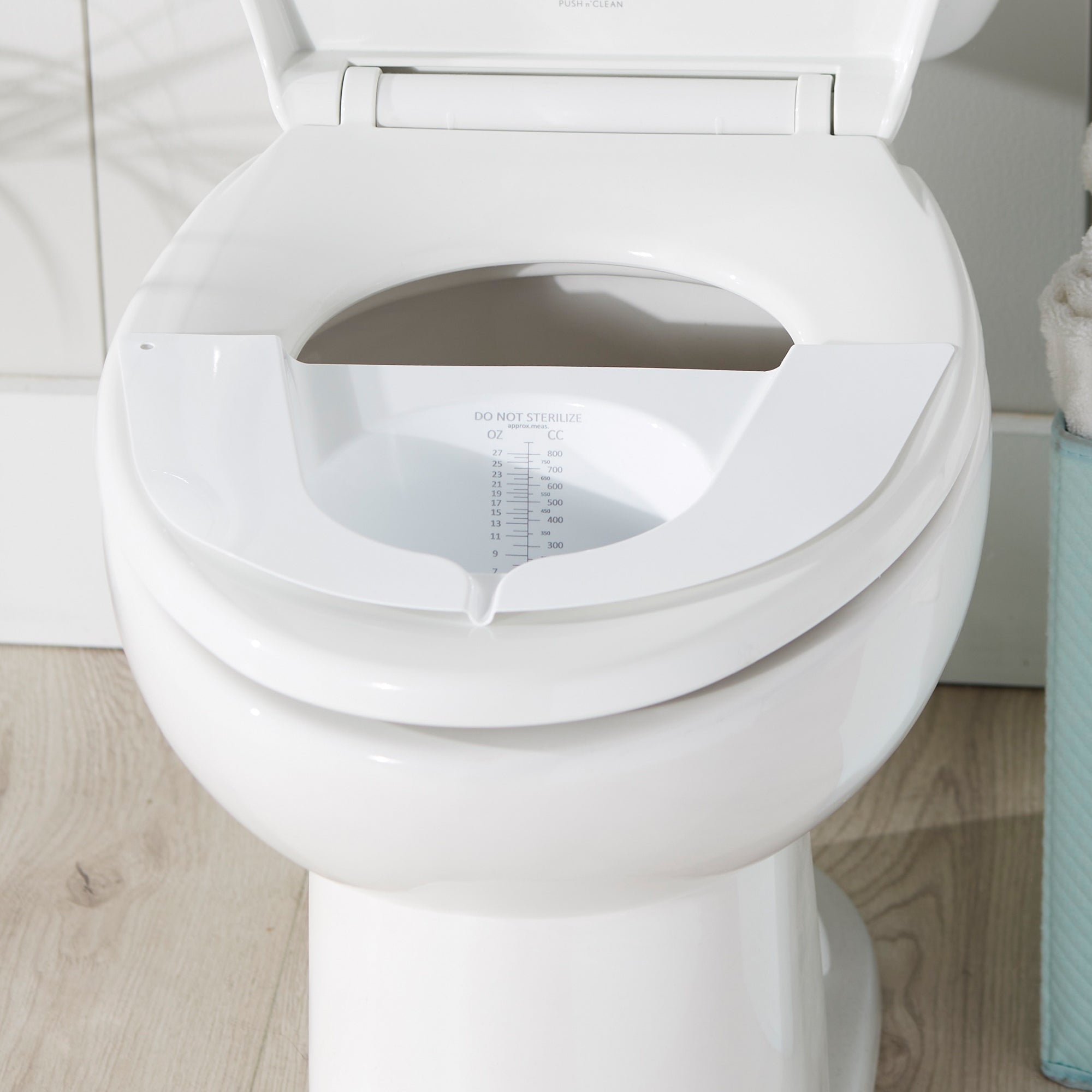 Commode Specimen Collector McKesson 800 mL (27 oz.) Without Closure Unprinted NonSterile, Packaging Type- Pack