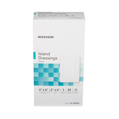 Island Dressing McKesson 4 X 6 Inch Rectangle Sterile,  Packaging Type- Case