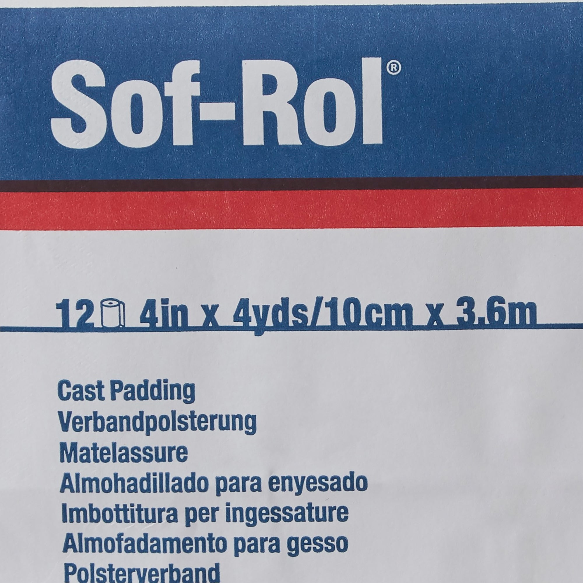 Cast Padding Undercast Sof-Rol 4 Inch X 4 Yard Rayon NonSterile, Packaging Type- Case