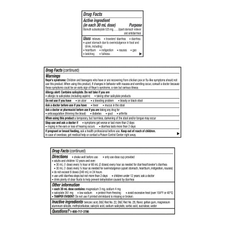 pepto bismol bismuth subsalicylate liquid pepto bismol anti diarrheal mk491130ea