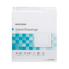 Island Dressing McKesson 4 X 4 Inch Square Sterile,Packaging Type- Box