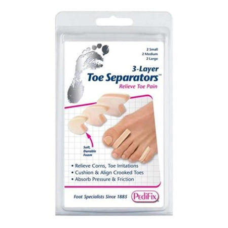 3-layer Toe Separators Small  Pk/6