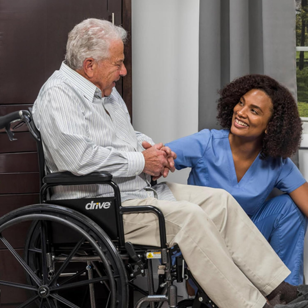 Wheelchair 16  Dual Axle Detachable Full Arms  Elr's - All Care Store