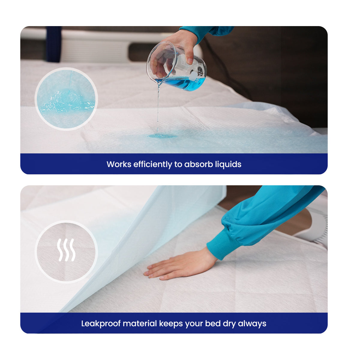 AT09 Extra Absorbency Adult Disposable Underpads - Leak-Proof Protection