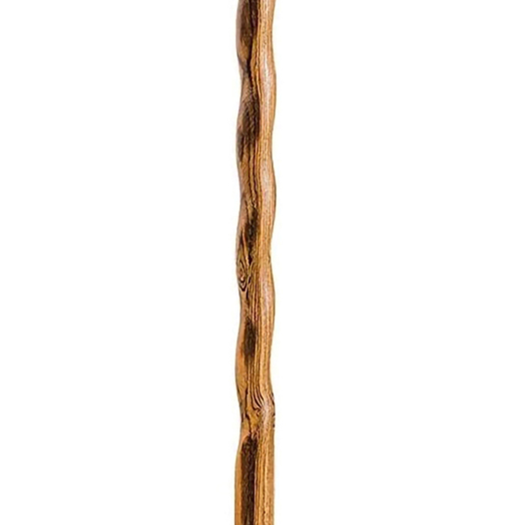 T-Handle Cane Brazos™ Twisted Wood 37 Inch Height Brown