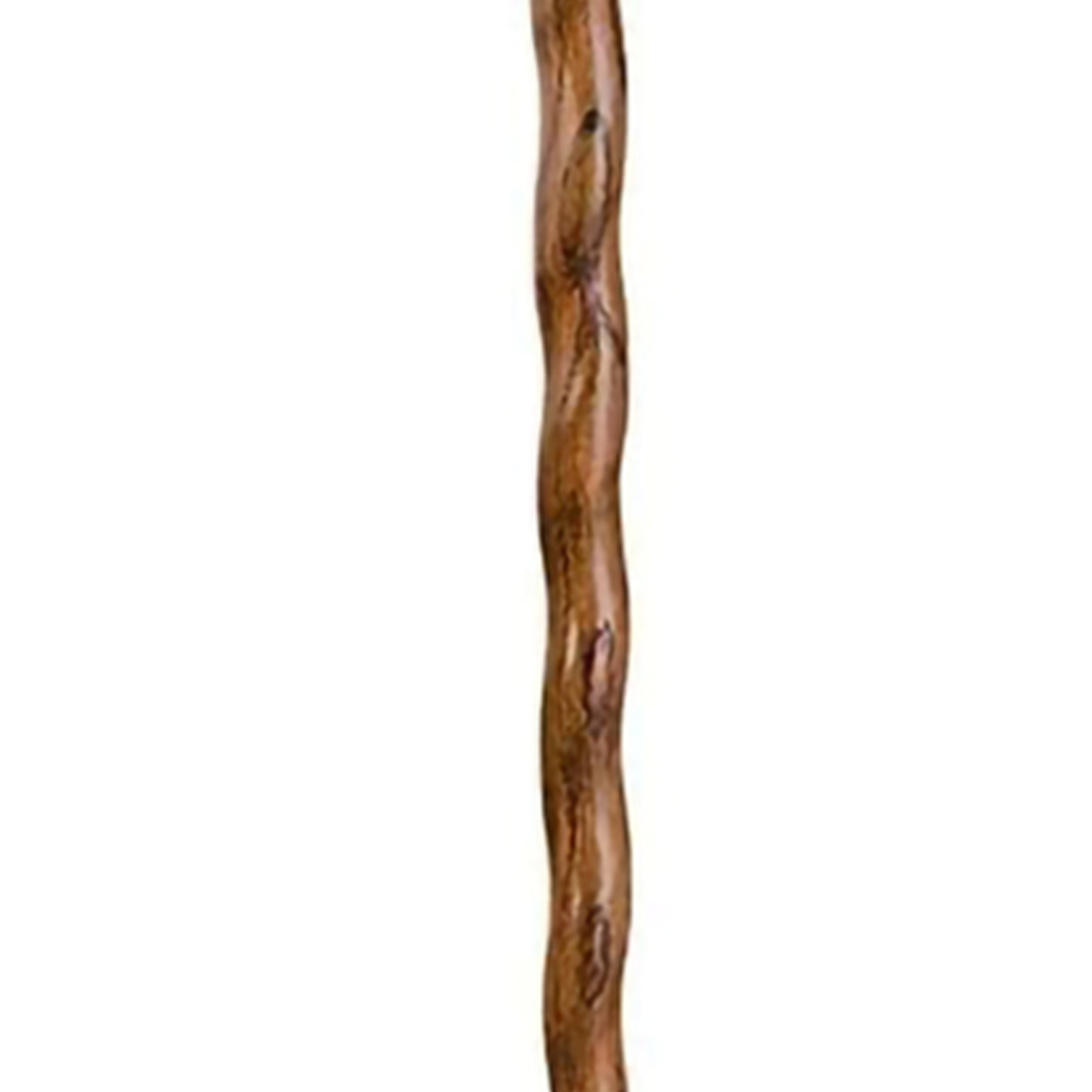 Walking Stick Brazos Twisted Fitness Walker Wood 58 Inch Height Brown