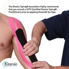 Kinesiology Tape Kinesio Tex Gold FP Black 2 Inch X 34 Yard Cotton NonSterile, Packaging Type- Box