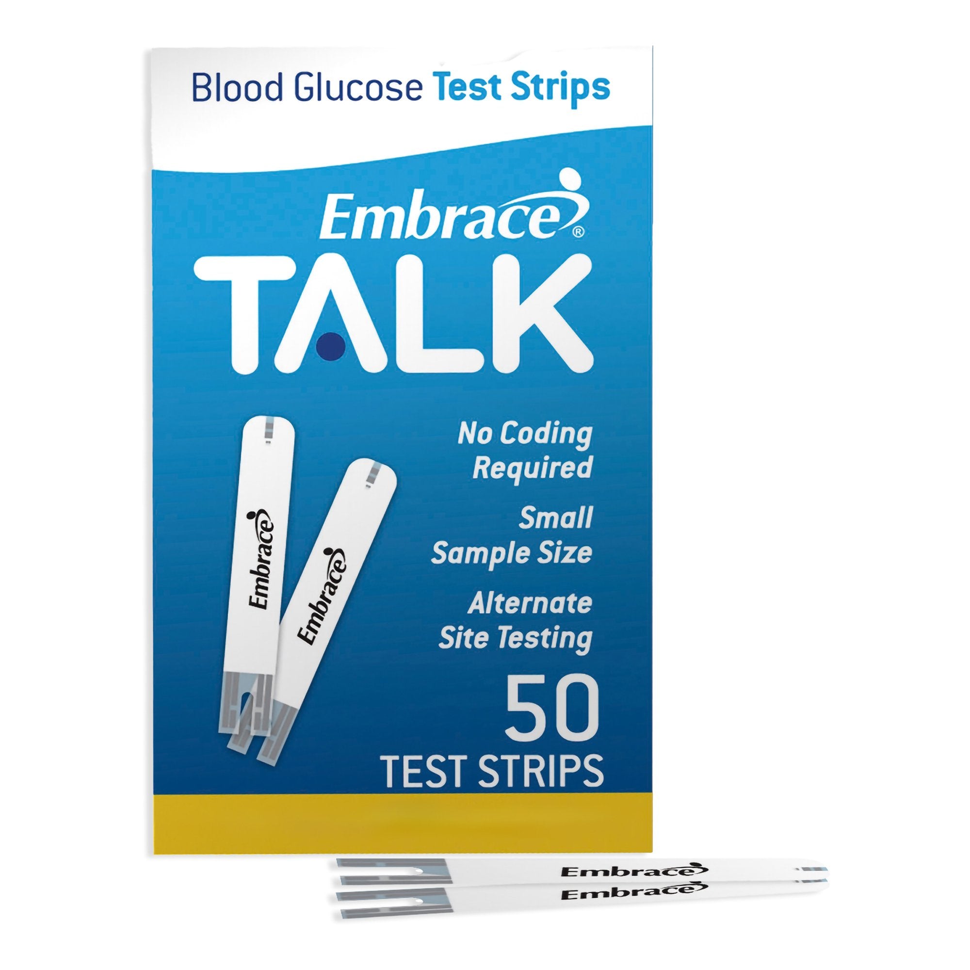 Blood Glucose Test Strips Embrace 50 Strips per Pack