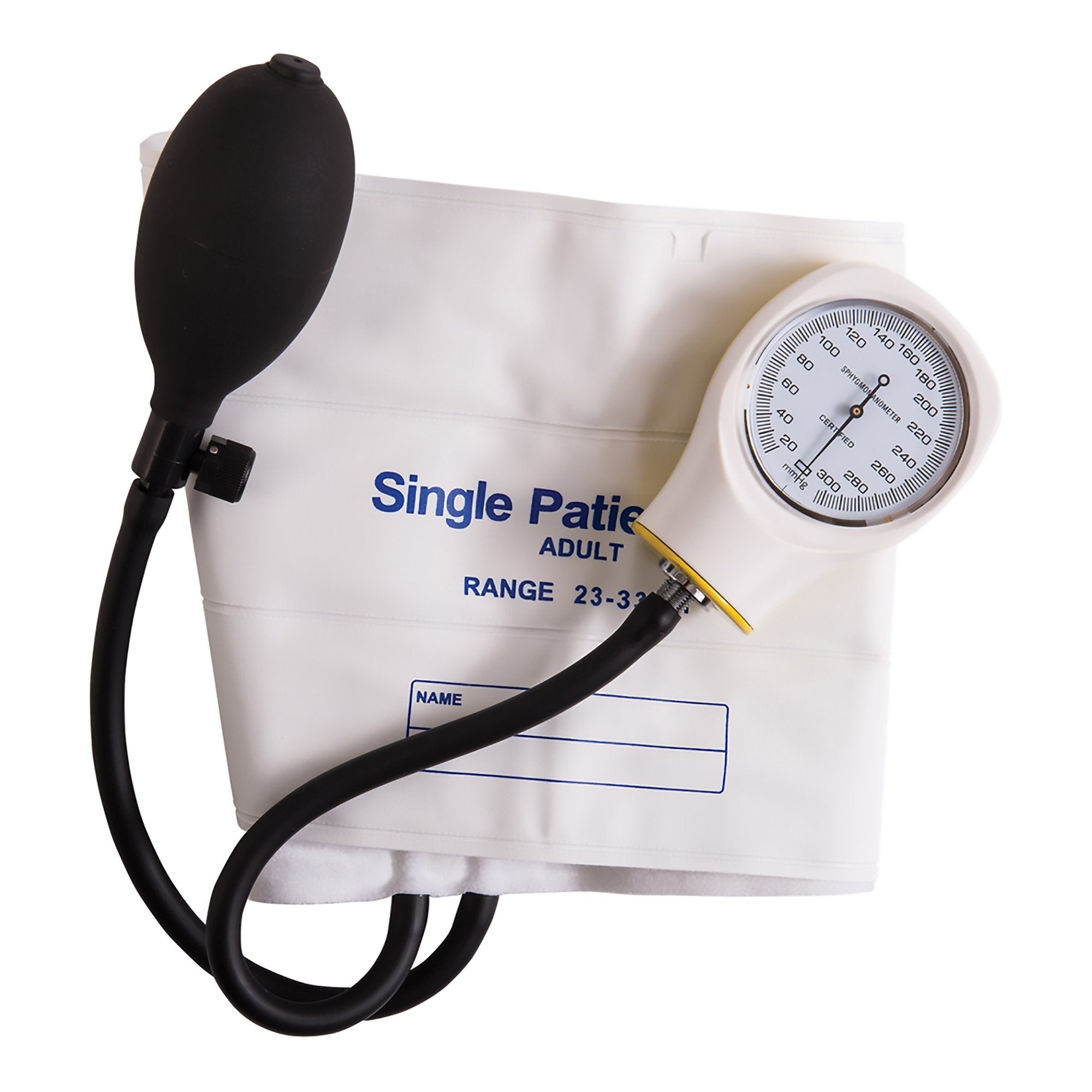 Aneroid Sphygmomanometer Unit MABIS Adult Cuff Vinyl Cuff 22   33 cm Pocket Aneroid