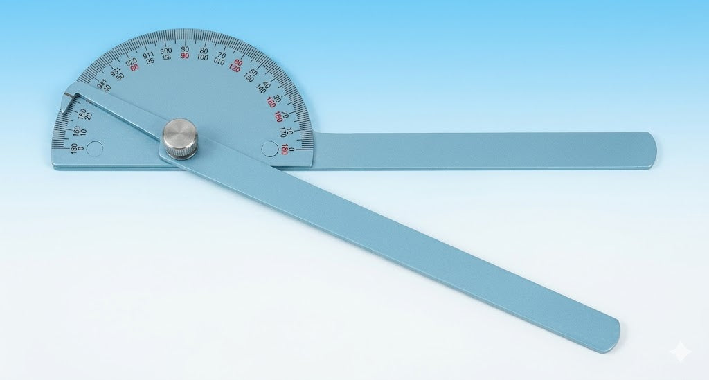 Stainless Steel 8  Goniometer 180 Dg X 5 Dg