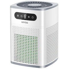 Loytio Air Purifiers for Bedroom, 3 In 1 Filter Cleaner with Fragrance Sponge for Sleep,Smoke, Allergies, Pet Dander,Odor, Dust, Office, Desktop,Portable, HEPA at Speed I. Coremini P White Airpurifier
